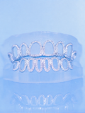 Diamond "Open Face" Grillz White Gold
