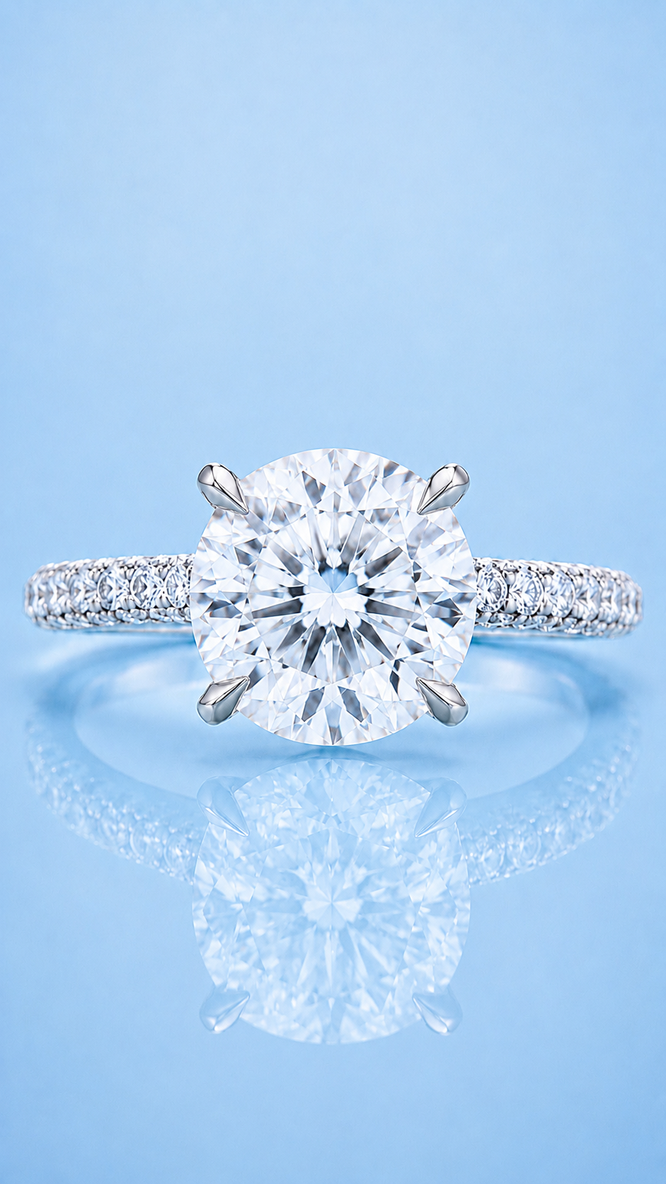 1 Carat Round Diamond Engagement Ring