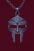 DOOM Pendant White Gold + Diamond + Ruby Third Eye
