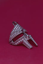 DOOM Pendant White Gold + Diamond + Ruby Third Eye