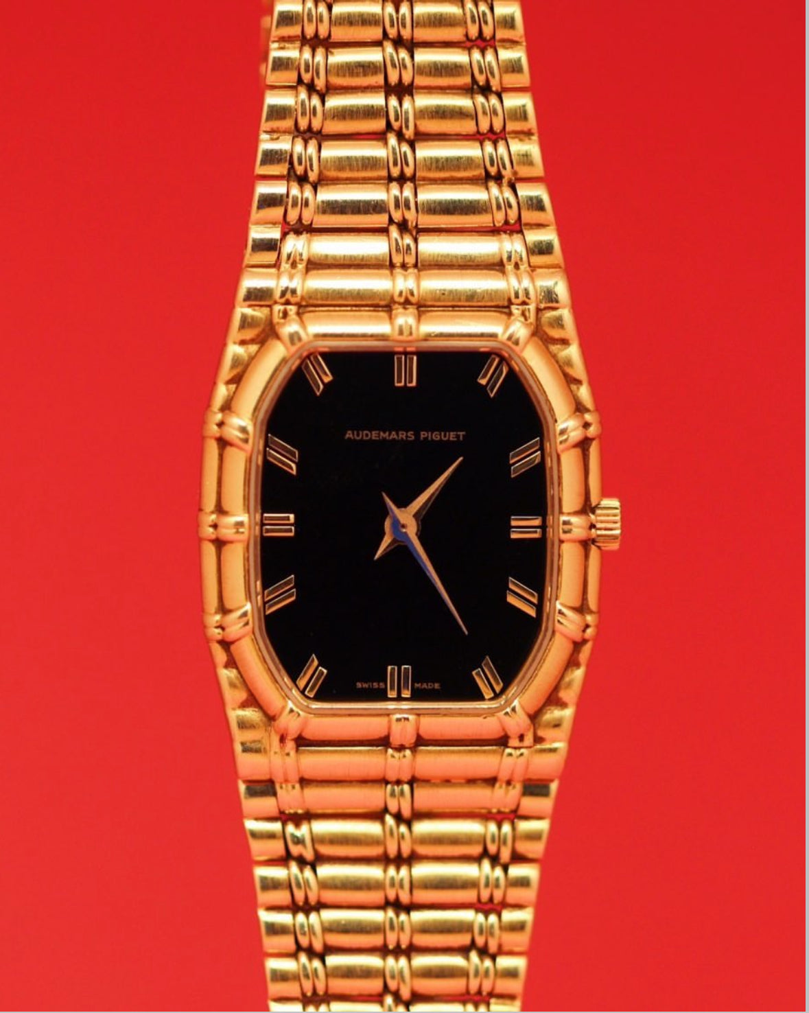 Audemars Piguet "Baby Bamboo" Ladies Black Onyx Dial