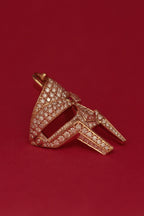 DOOM Pendant Yellow Gold + Diamond + Ruby Third Eye