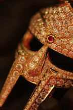 DOOM Pendant Yellow Gold + Diamond + Ruby Third Eye