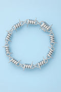Barbwire Bracelet White Gold